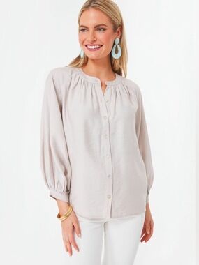 Tuckernuck Pomander Place Jett Button Up Shirt Blouse Size XXL